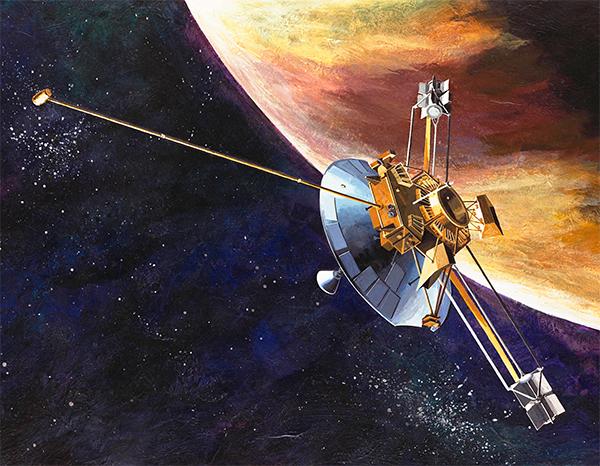 «Пионер-10» (иллюстрация НАСА / JPL).