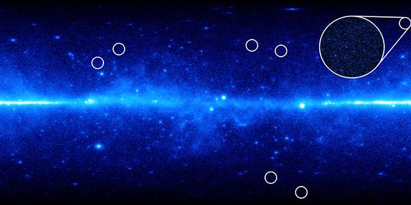 Отобранные для исследования карликовые галактики (иллюстрация Koushiappas and Geringer-Sameth / Brown University).